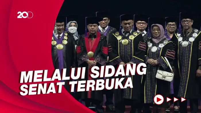 Momen Prabowo-Puan Hadiri Pengukuhan Dasco Jadi Guru Besar Universitas Pakuan