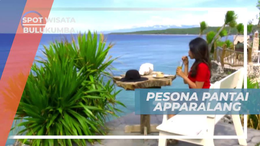 Panorama Keindahan Pantai Apalarang Sulawesi Selatan