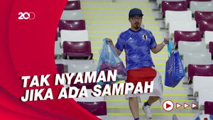 Jepang Bersihkan Grup E Piala Dunia, Suporternya Bersihkan Stadion