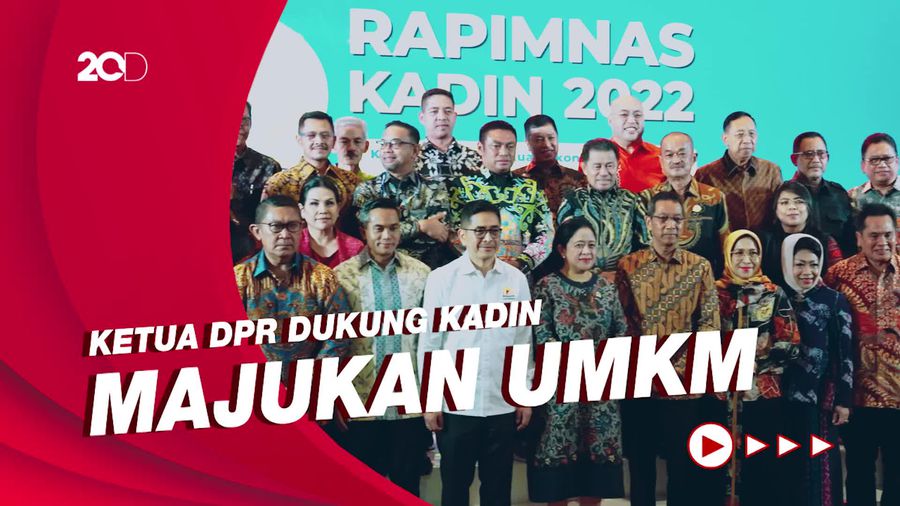Hadiri Rapimnas Kadin 2022, Puan Tegaskan Dukung UMKM Wong Cilik