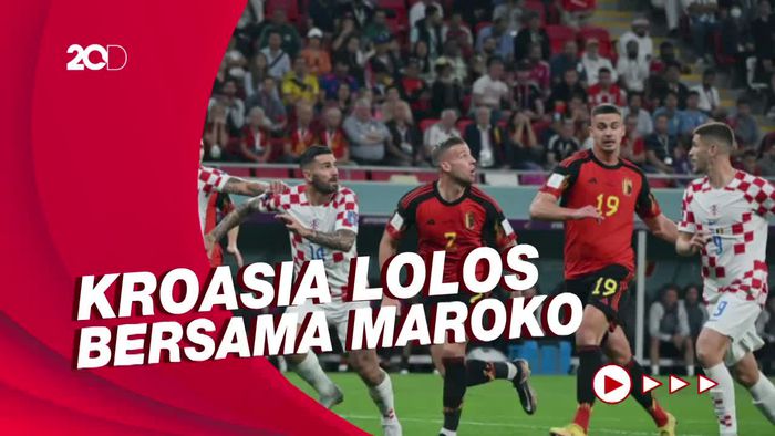 Imbang Lawan Kroasia, Belgia Tersingkir dari Piala Dunia 2022