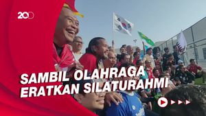 Mabar Sepak Bola Jadi Ajang Silaturahmi Warga Indonesia di Qatar