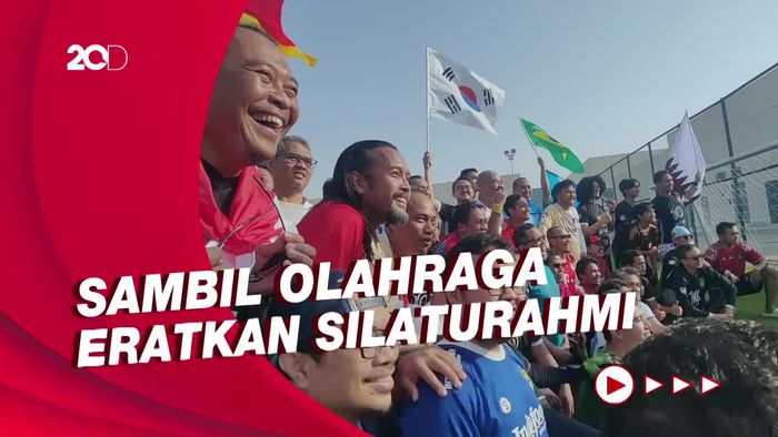 Mabar Sepak Bola Jadi Ajang Silaturahmi Warga Indonesia di Qatar