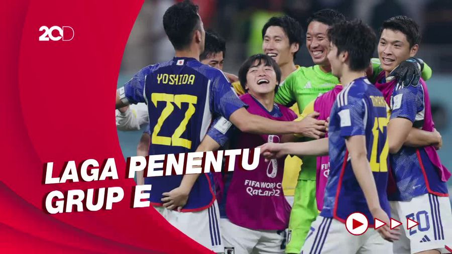 Kejutan! Jepang Masuk 16 Besar Usai Gebuk Spanyol