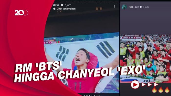 Deretan Idol K-Pop Rayakan Keberhasilan Korsel Lolos 16 Besar Piala Dunia 2022