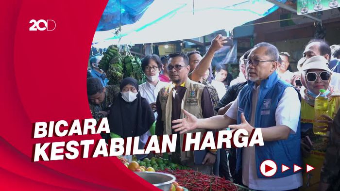 Jelang Nataru, Mendag Zulhas Janjikan Stok Pangan Aman