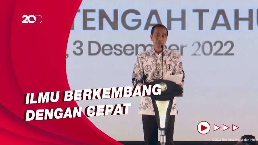  Pesan Jokowi di Hari Guru: Harus Fleksibel dan Tidak Kaku