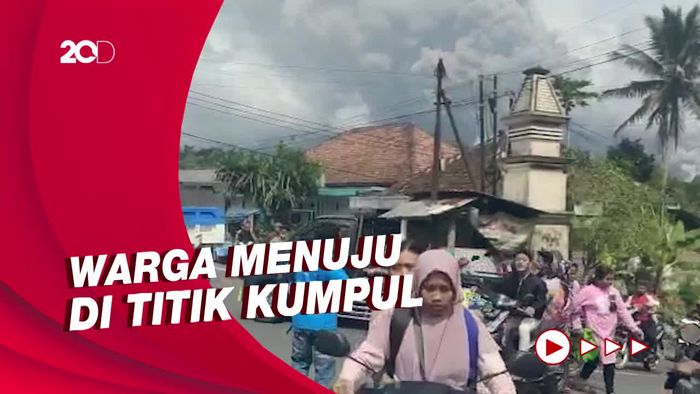 Semeru Erupsi, Warga 2 Desa Terdampak Mulai Diungsikan Sementara