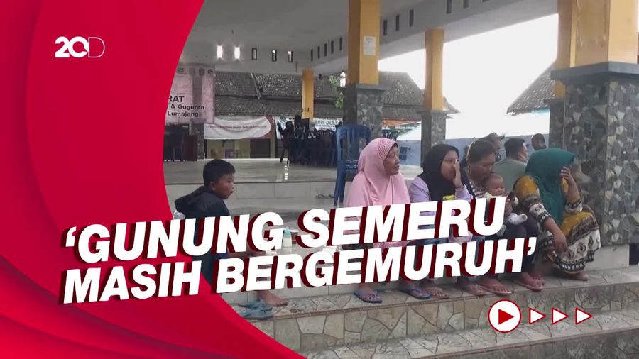Sebagian Warga Terdampak Erupsi Semeru Masih Bertahan di Pengungsian