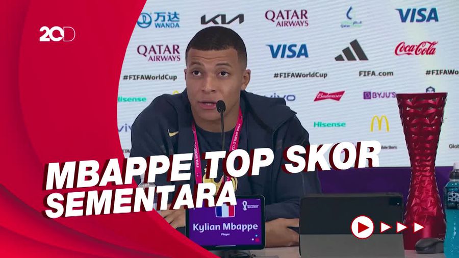 Bukan Sepatu Emas, Mbappe Cuma Mau Juara Piala Dunia