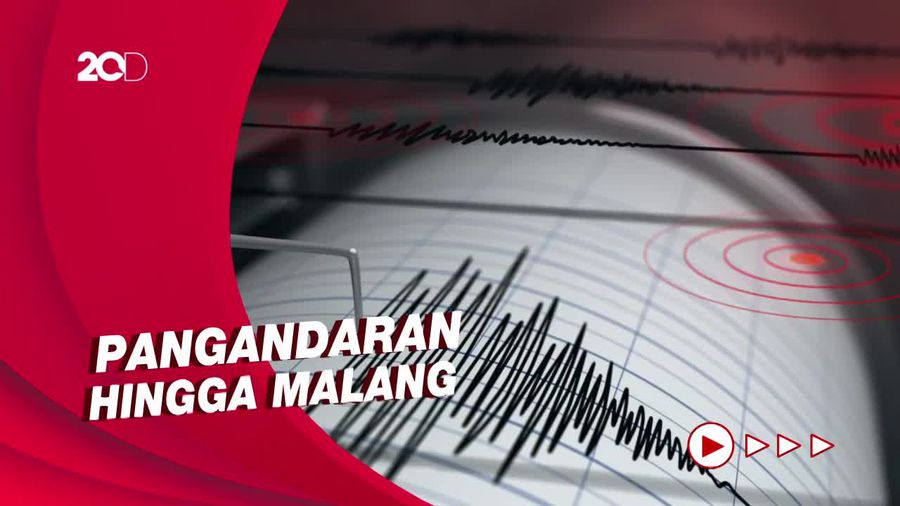 Sejumlah Wilayah RI Diguncang Gempa Tengah Malam Ini