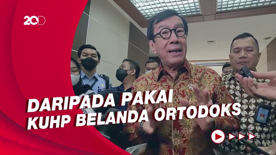 Yasonna Persilakan yang Masih Tak Setuju RKUHP Gugat di MK