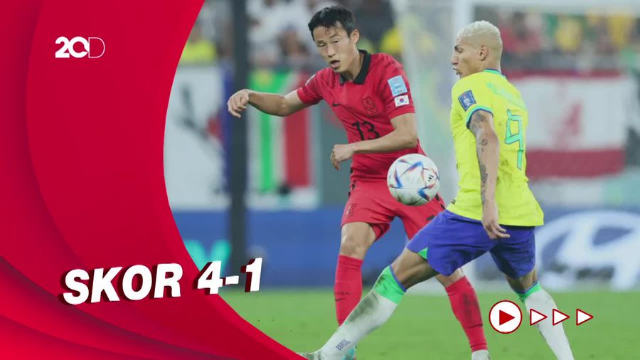 Libas Korsel, Brasil Mantap Melaju ke Perempatfinal Piala Dunia 2022