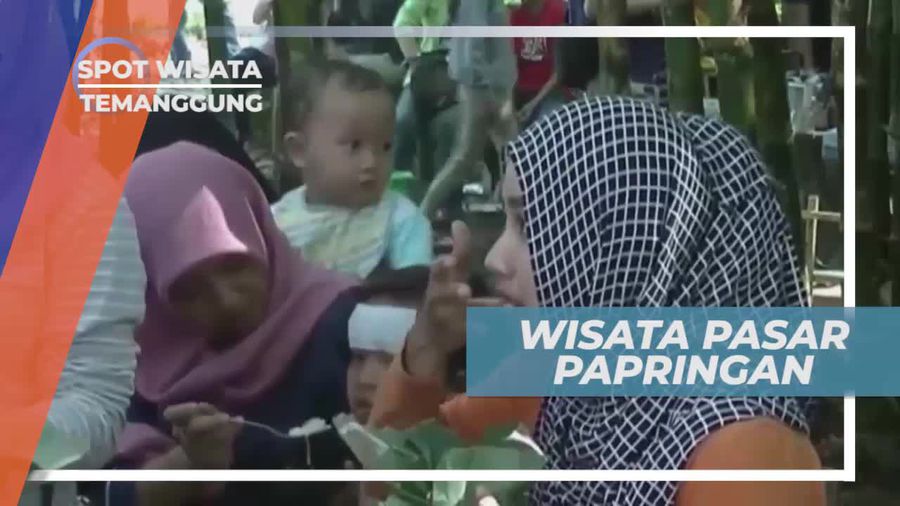 Uniknya Wisata Pasar Papringan, Temanggung