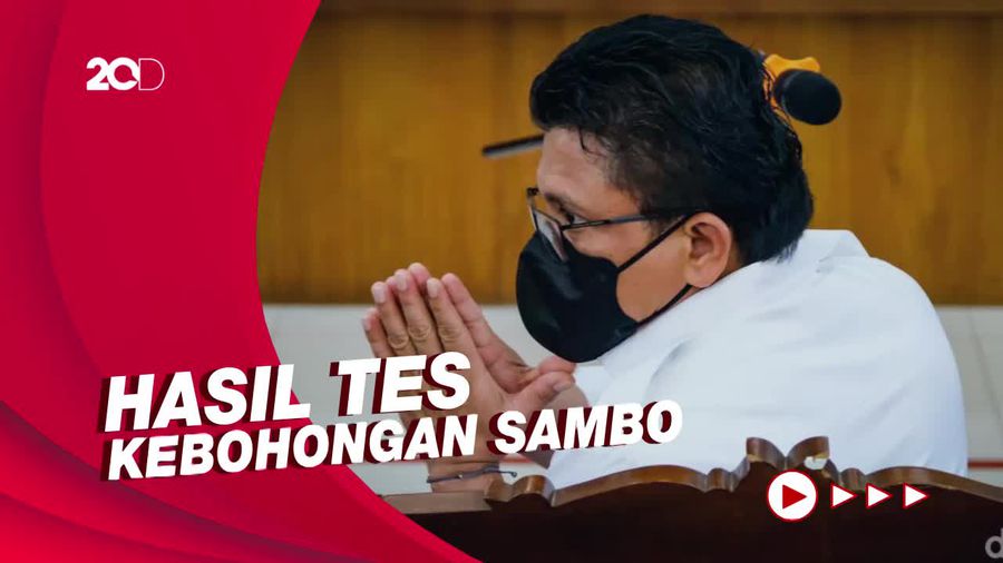 Dicecar Jaksa, Sambo Ungkap Hasil Tes Kebohongan soal Tidak Tembak Yosua