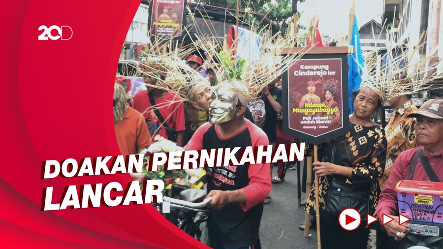 Semarak Jelang Pernikahan Kaesang-Erina, Warga di Solo Arak-arakan