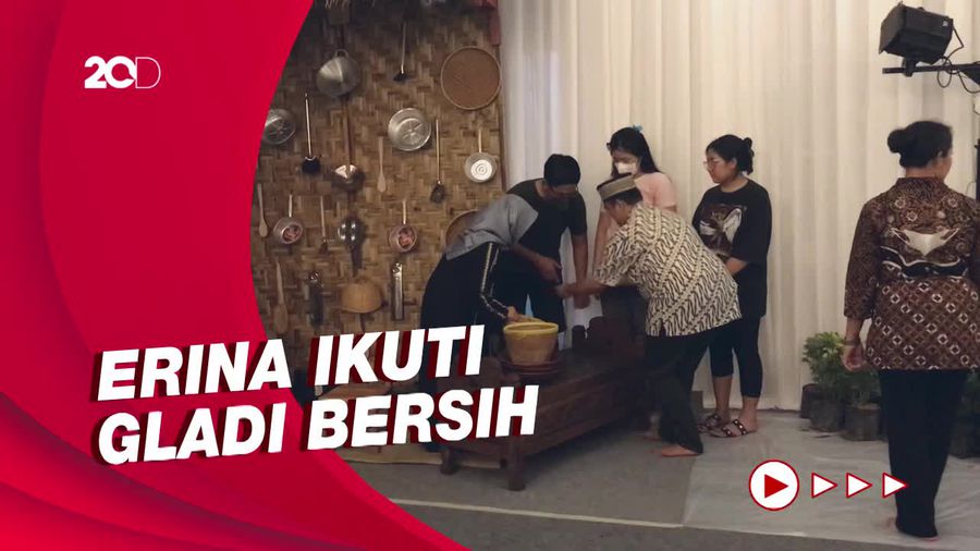 Suasana Gladi Bersih Prosesi Pernikahan Kaesang dan Erina 