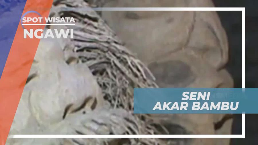 Karya Seni Indah Berbahan Dasar Bambu di Ngawi Jawa Timur