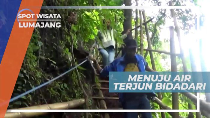 Menikmati Keindahan Pesona Air Terjun Bidadari, Lumajang