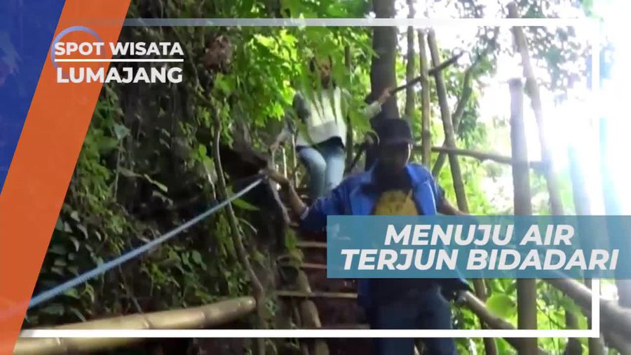 Menikmati Keindahan Pesona Air Terjun Bidadari, Lumajang
