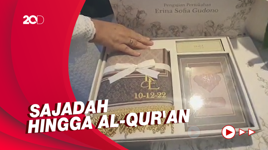 Melihat Isi Suvenir Pengajian Pernikahan Erina Gudono 