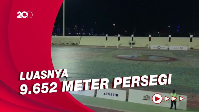 Lukisan Seluas Lapangan Bola di Qatar Pecahkan Rekor Dunia!