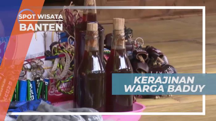 Cinderamata Kerajinan Tangan Warga Baduy, Banten