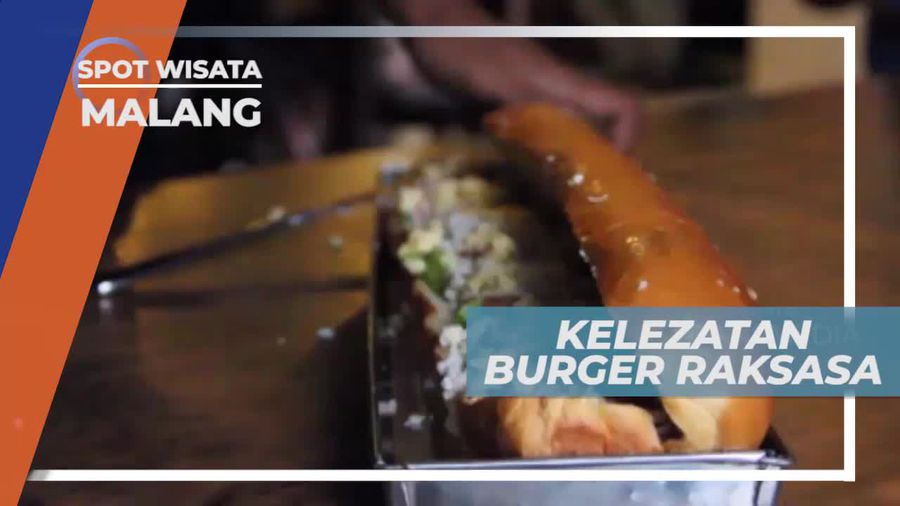 Burger Buto, Kuliner Ekstra Besar yang Lezat, Kota Malang
