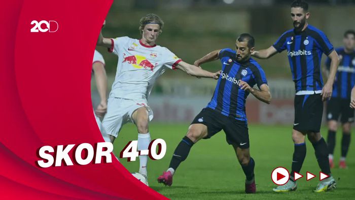 Inter Milan Menang Telak Atas RB Salzburg di Laga Uji Coba