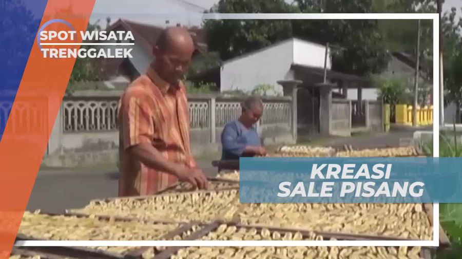 Sale Pisang Anggur, Jajanan Unik Favorit Warga Trenggalek Jawa Timur