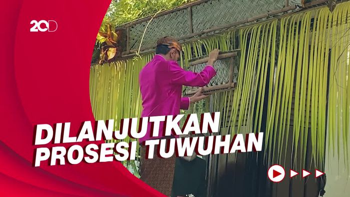 Momen Jokowi Pasang Bleketepe Jelang Siraman Kaesang
