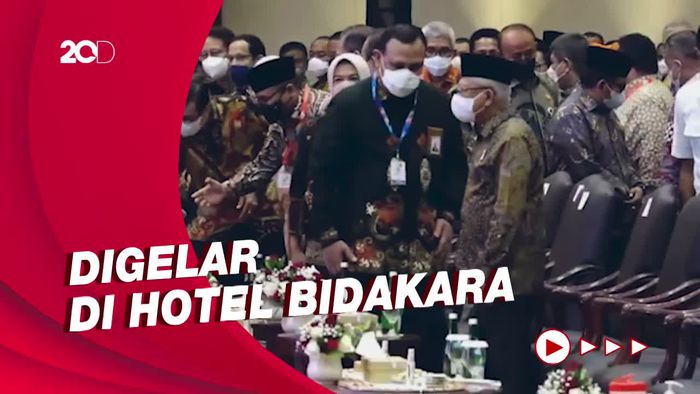 Didampingi Firli Bahuri, Wapres Maruf Hadiri Peringatan Hakordia 2022