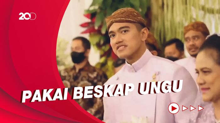 Senyum Merekah Kaesang Pangarep di Malam Midodareni