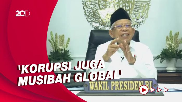 Maruf Amin Samakan Korupsi dan Covid-19: Musuh Utama Seluruh Bangsa