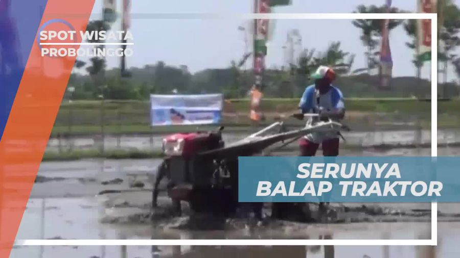 Balap Hand Traktor, Kompetisi Unik di Probolinggo Jawa Timur