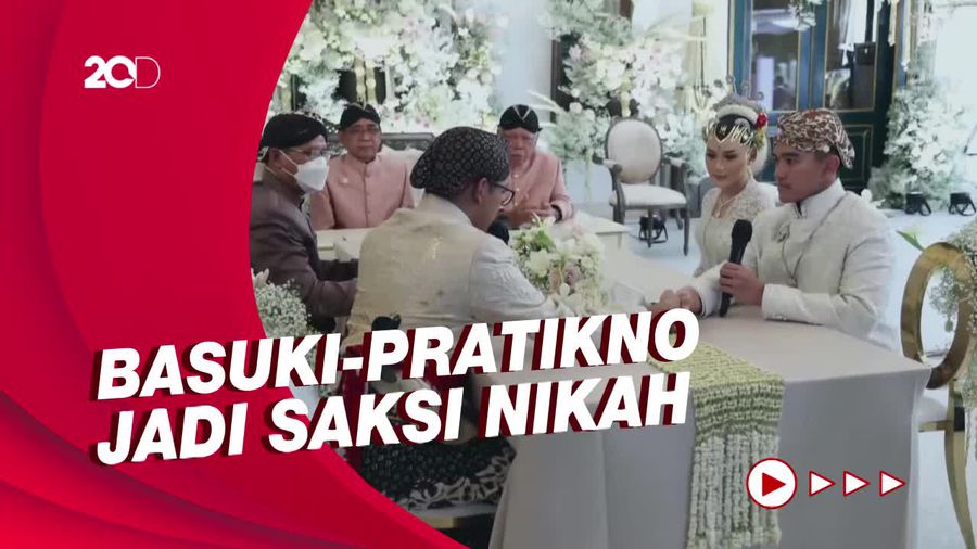 Jokowi Ungkap Pemilihan Saksi Nikah Kaesang-Erina