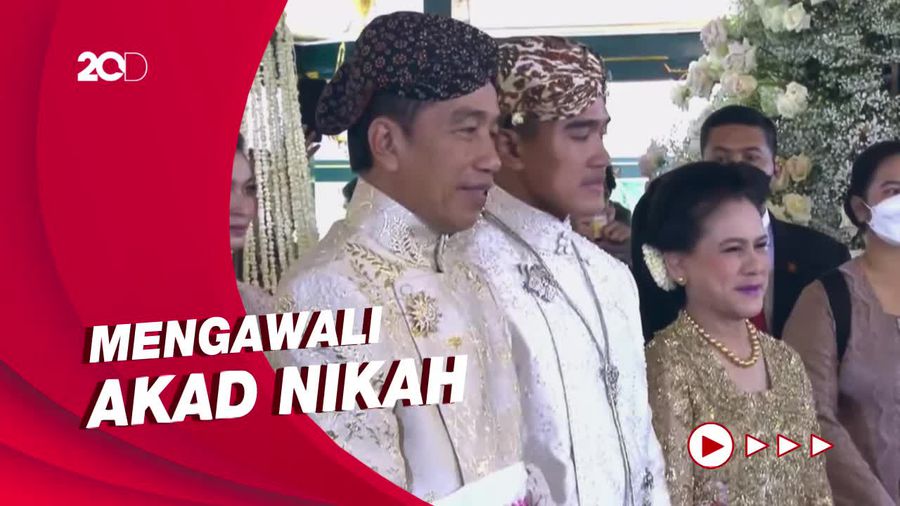 Prosesi Pasrah Tampi Akad Nikah Kaesang dan Erina