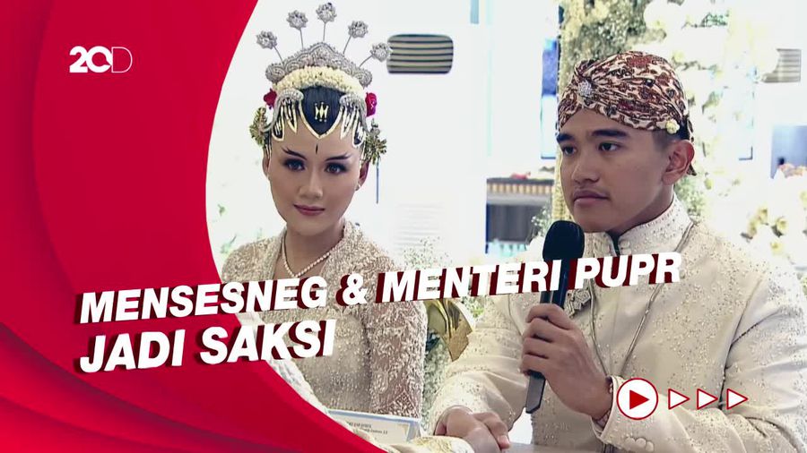 Raut Bahagia Kaesang-Erina setelah Resmi Menikah