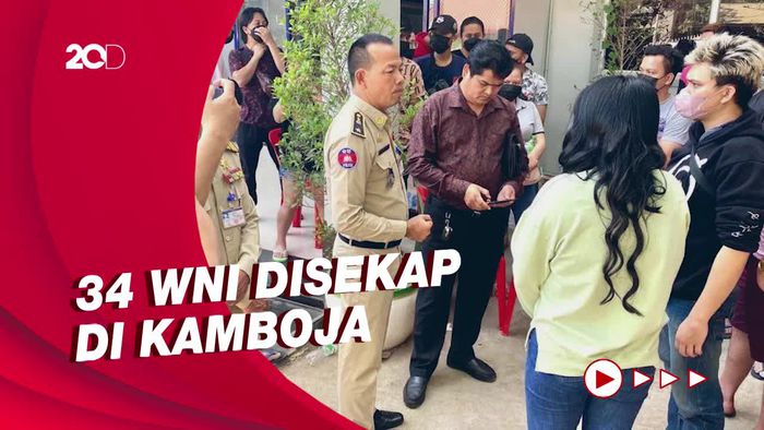 Penampakan 34 WNI yang Disekap Perusahaan Online Scam di Kamboja 