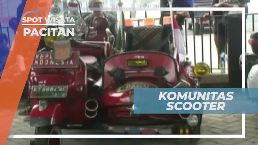 Berkenalan Dengan Komunitas Skuter di Pacitan
