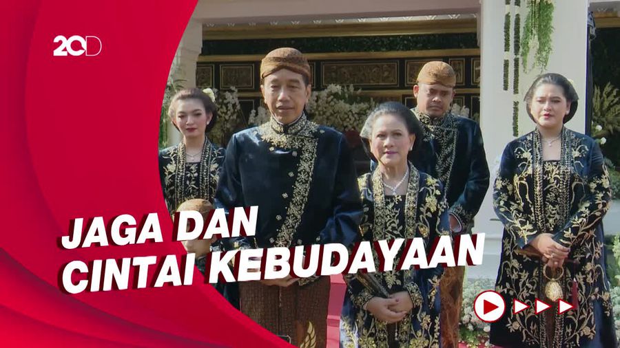 Wejangan Jokowi saat Prosesi Ngunduh Mantu Kaesang-Erina