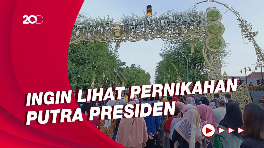 Antusiasme Warga Jelang Kirab Kaesang-Erina, Datang Sejak Jam 5 Pagi