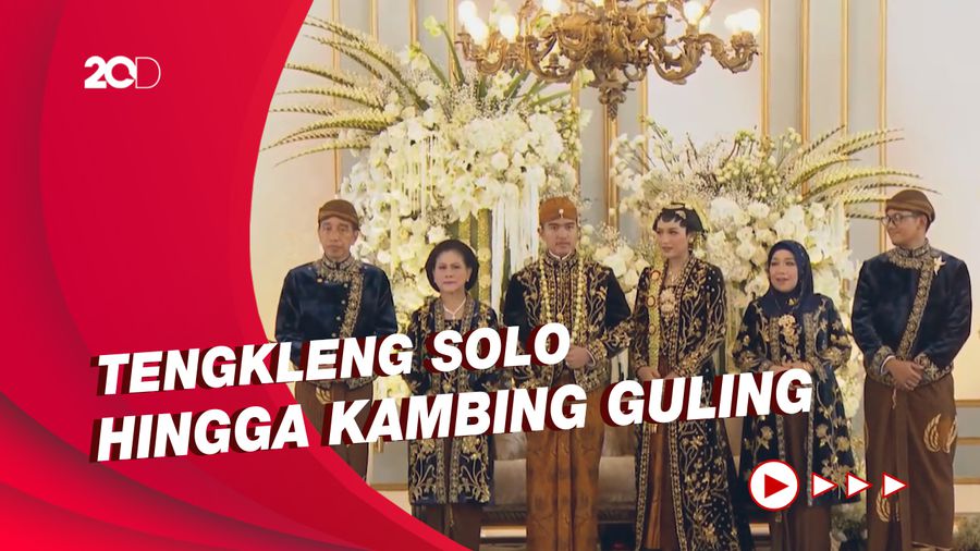 Bocoran Daftar Menu Area VIP Tasyakuran Pernikahan Kaesang-Erina