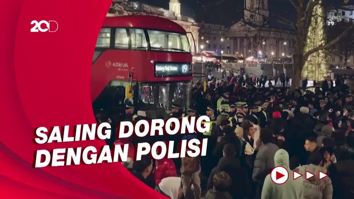 Suporter Maroko Bentrok dengan Polisi di London Usai Lolos Semifinal