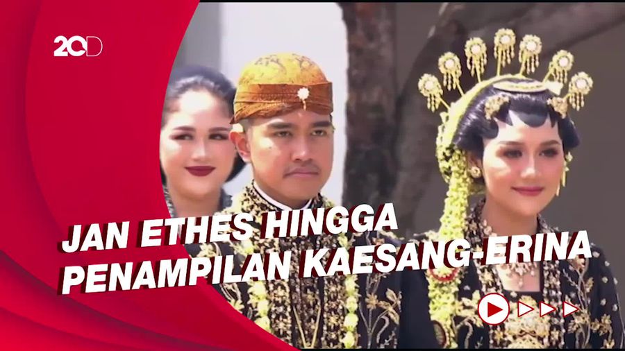 Sederet Momen yang Terekam di Ngunduh Mantu dan Tasyakuran Kaesang-Erina