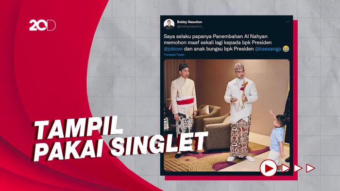 Reaksi Kaesang soal Tingkah Gemas Al Nahyan di Acara Pernikahannya
