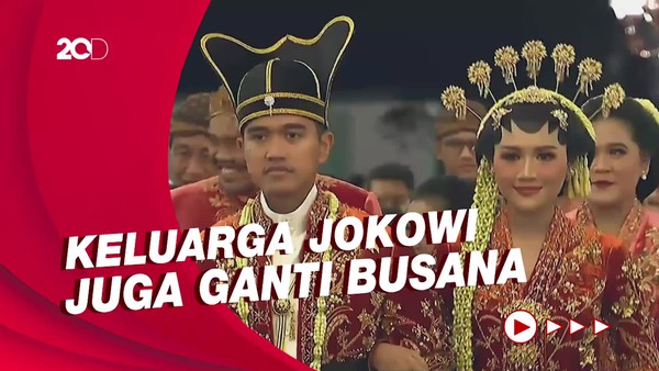 Ganti Busana! Ini Penampilan Kaesang dan Erina di Tasyakuran Malam