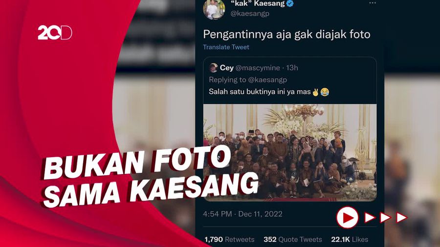 Curhat Kaesang Acara Nikahannya Jadi Ajang Reuni Iriana