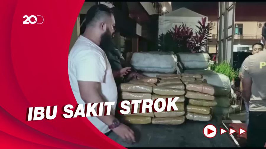 Pengakuan Pria Jadi Kurir 1,3 Ton Ganja: Untuk Pengobatan Orang Tua