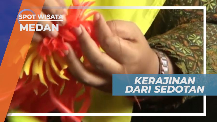 Menjadikan Sedotan Plastik Menjadi Tas Cantik, Medan